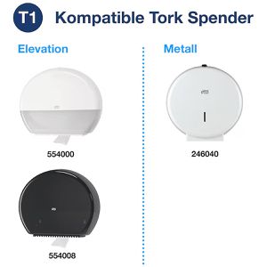 Produktbild für Toilettenpapier Tork Jumbo Premium, 110273, T1