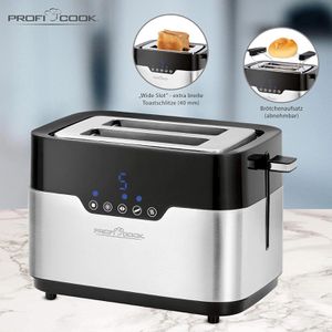 Produktbild für Toaster Proficook PC-TA 1170, 7 Röststufen &amp; Auftaufunktion