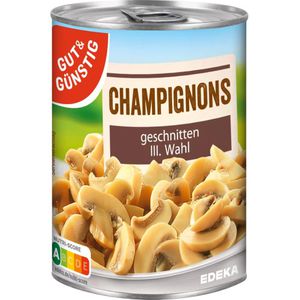 Produktbild für Gemüsekonserve Gut&amp;Günstig Champignons geschnitten