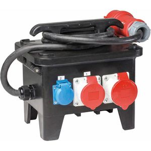 CEE-Stromverteiler as-Schwabe M2, mobil, für außen