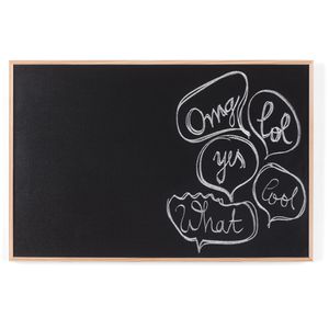 Produktbild für Kreidetafel Bi-Office New Basic PM34010115, schwarz