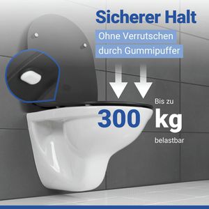 Produktbild für WC-Sitz Wenko Sedilo 23827100, D-Form, aus Duroplast