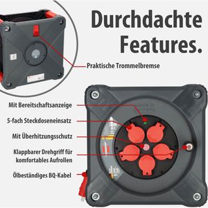 Produktbild für Kabeltrommel Brennenstuhl Professional KA3110, 33m