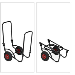 Produktbild für Gartenwagen Relaxdays 10029545, 160 Liter, bis 45 kg