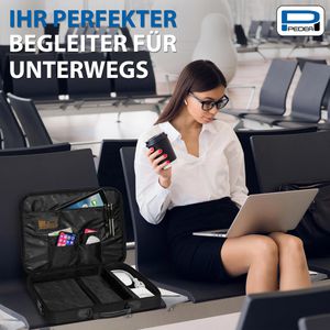 Produktbild für Laptoptasche Pedea Trendline Starterset, schwarz