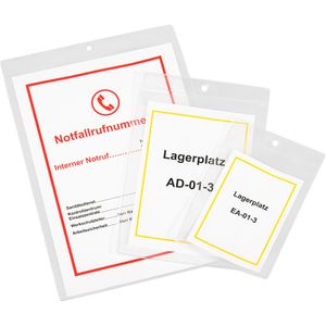 Produktbild für Sichttaschen Eichner 9218-06001 mit Öse, A5