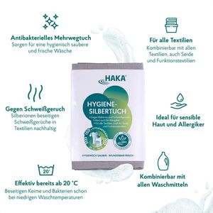 Produktbild für Hygienespüler HAKA Silbertuch