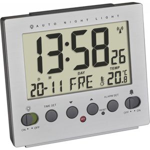 Produktbild für Wecker TFA 60.2561.55 silber, digital