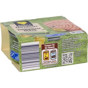 Produktbild für Fischkonserve Edeka Herzstücke Thunfischfilets