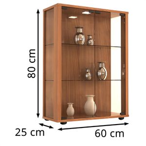 Produktbild für Glasvitrine VCM Sintalo, stehend