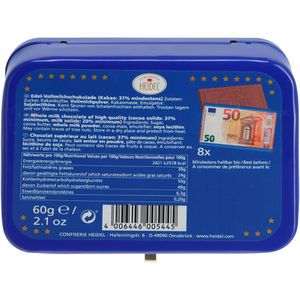 Produktbild für Geschenkset Heidel Euro Geldkassette