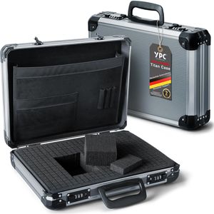 Transportkoffer YPC TitanCase M, abschließbar, aus Aluminium