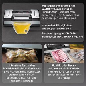 Produktbild für Vakuumiergerät Caso VRH 790 advanced Pro, bis 30cm