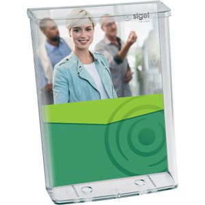 Produktbild für Prospekthalter Sigel Outdoor, LH 325, mit Deckel