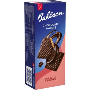 Waffeln Bahlsen Chocolate Wafers Edelherb, Waffelgebäck