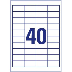 Produktbild für Universaletiketten Zweckform 6126, weiß