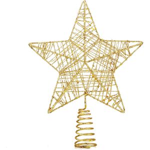 Christbaumspitze TK-Gruppe 98401, glitzernd, gold