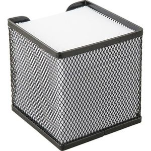 Produktbild für Zettelbox Böttcher-AG Mesh Line, schwarz, 10 x 10 cm