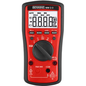 Multimeter Benning 044693, MM 2-3, digital, TRMS
