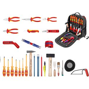 Produktbild für Werkzeugrucksack Knipex Modular X15, Elektro-Starter