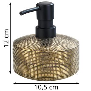 Produktbild für Seifenspender Wenko Rivara Gold, 24401100