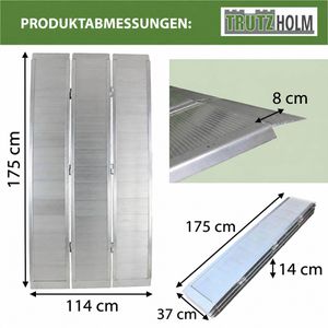 Produktbild für Auffahrrampe Dreibreit by Trutzholm 39054, 1 Stück