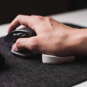 Produktbild für Handballenauflage DeltaHub Carpio 2.0, grau