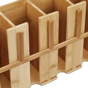 Produktbild für Teebox Relaxdays 10048538, für Teebeutel, natur, aus Bambus