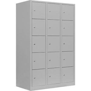 Schließfachschrank Lüllmann XL, 523930, lichtgrau
