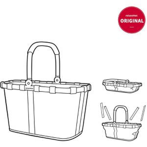 Produktbild für Einkaufskorb Reisenthel BK7079, Carrybag frame raffia black
