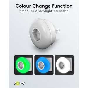 Produktbild für Nachtlicht Goobay 64567 LED, für Steckdose