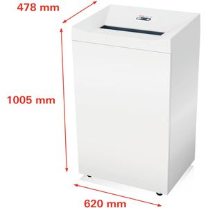 Produktbild für Aktenvernichter HSM Pure 940, 2391131, weiß, mit Rollen