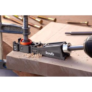 Produktbild für Bohrhilfe kwb Bohrschablone, 758600, Set