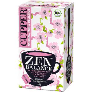 Cupper Tee Zen Balance, Kräutertee, BIO, 20 Teebeutel, 35g