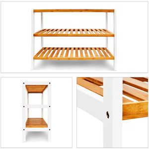 Produktbild für Schuhregal Relaxdays 10017705, aus Bambus