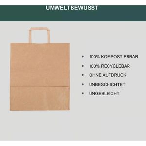 Produktbild für Papiertüten ZURAS braun