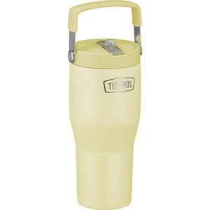 Produktbild für Thermobecher Thermos RS Flip Straw vanilla mat, gelb