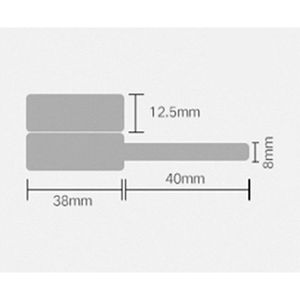 Produktbild für Thermoetiketten Niimbot 1EA00748702, grün