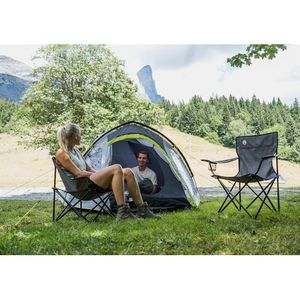 Produktbild für Campingstuhl Coleman Quad Chair, grau, bis 113 kg