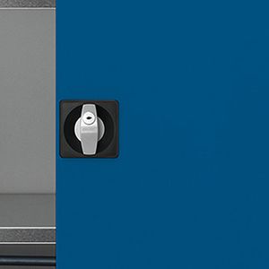 Produktbild für Werkzeugschrank Mauser MKSTS5/19STG, aus Metall, grau / blau