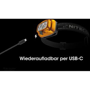 Produktbild für Stirnlampe Nitecore NU31 LED, wiederaufladbar