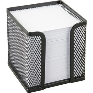 Produktbild für Zettelbox Böttcher-AG Mesh Line, schwarz, 10 x 10 cm