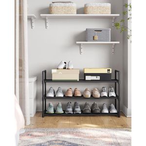 Produktbild für Schuhregal Songmics LSA13BK, aus Metall