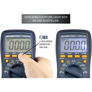 Produktbild für Multimeter GALLUNOPTIMAL Skala400, digital, True RMS