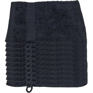 Waschlappen Julie-Julsen schwarz, 15 x 21 cm