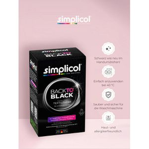 Produktbild für Textilfarbe simplicol Back to Black