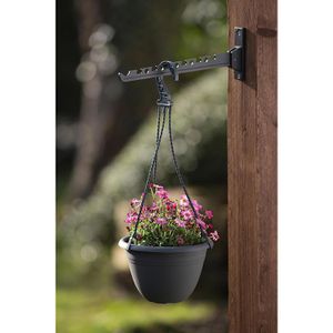 Produktbild für Kleiderhaken Metafranc 0250317, schwarz
