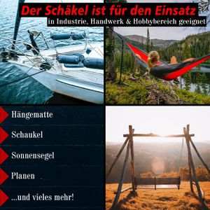 Produktbild für Schäkel PRIOstahl 230, 700kg