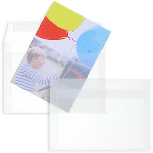 Produktbild für Briefumschläge Blanke weiß/transparent, C6