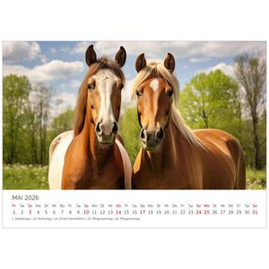 Produktbild für Bildkalender Edition-Seidel 27589, Pferde 2026